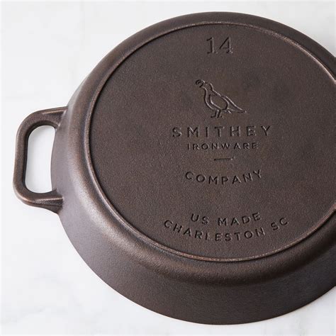 Smithey 14" Double Handled Cast Iron Skillet on Food52