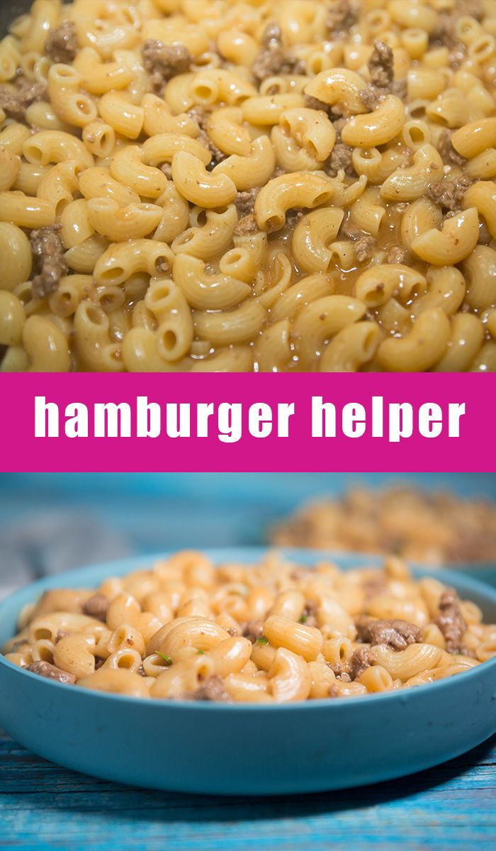 hamburger helper recipe | Recipe | Hamburger helper, Hamburger helper recipes, Homemade hamburgers