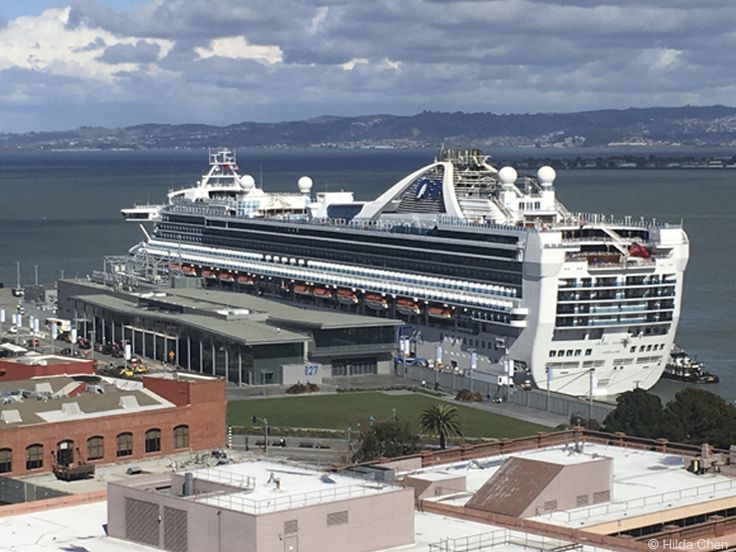 Cruise Ship docked in Pier 27. San Franciso, CA | Living in san francisco, San francisco