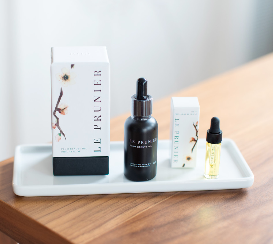Le Prunier Plum Beauty Oil | Beauty oil, Even skin tone, Brightening moisturizer