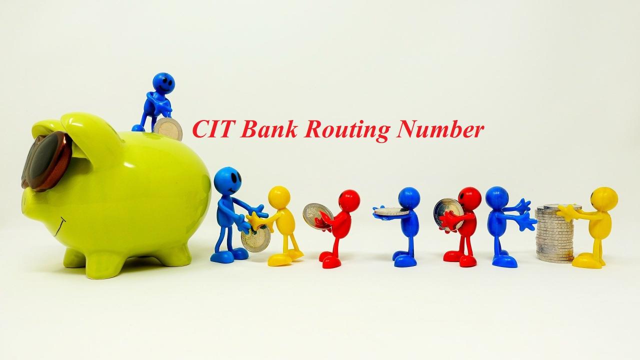 CIT Bank Routing Number | Get Bank Routing Number