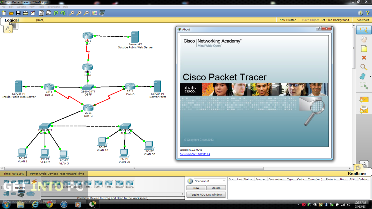 Cisco Packet Tracer 7 : Direct Download