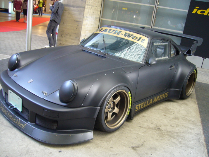 RWB Porsche 911 Rauh-Welt Begriff 964 low matte black covered lights | Revival Sports Cars Limited