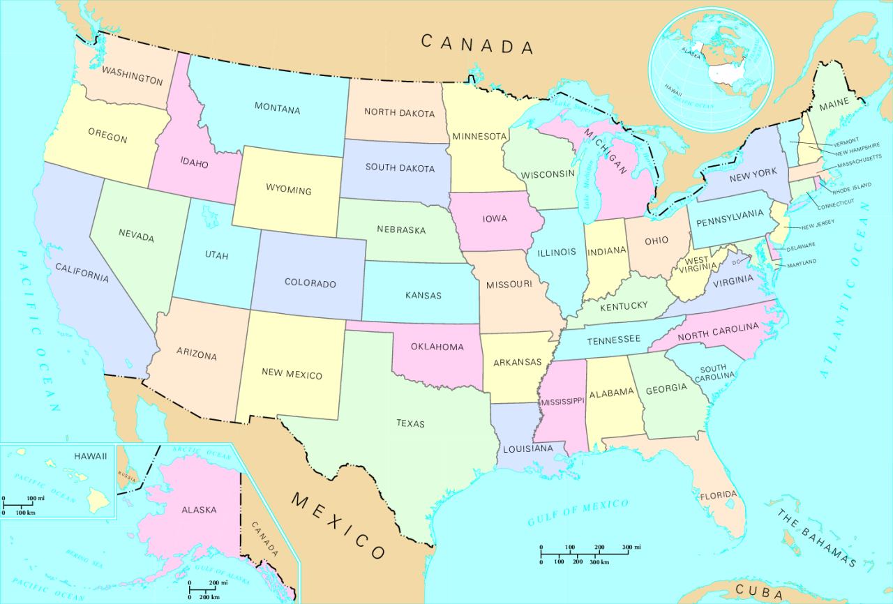 US Map - State Map