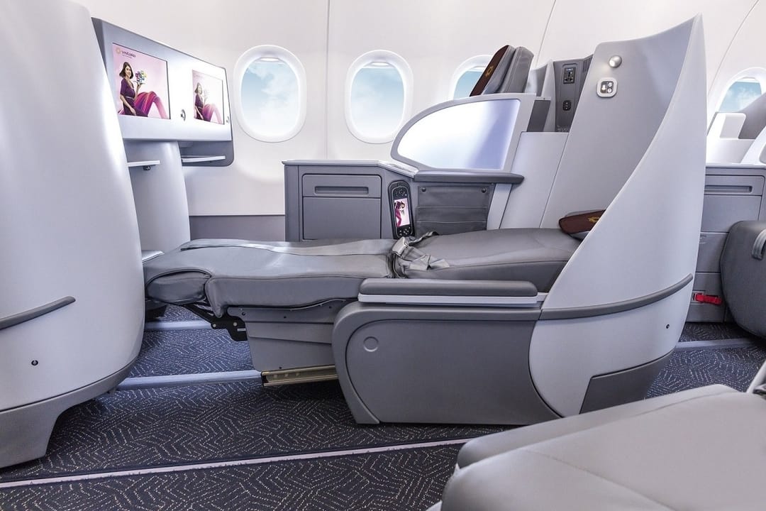 Vistara Receives First A321neo With Lie-Flat Beds On Narrow Body Jet - travelobiz