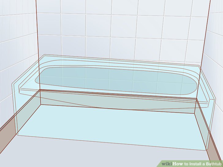 How to Install a Bathtub (with Pictures) - wikiHow