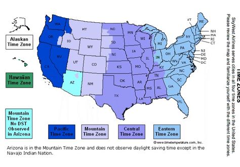 US Time Zones | Time zone map, Time zones, America map