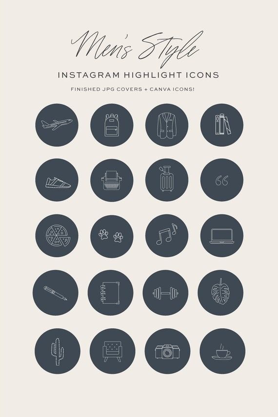 Pin on Instagram Highlight icons