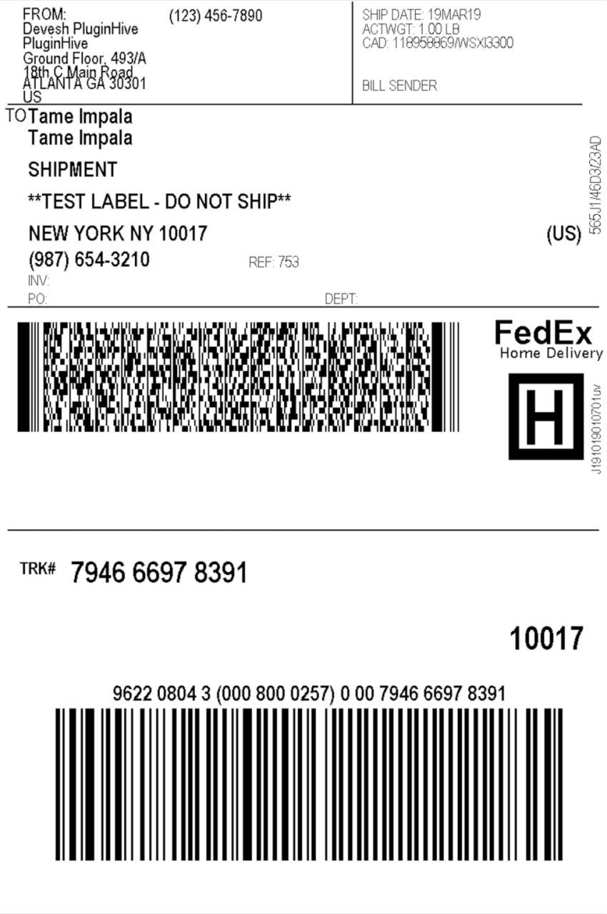 Fedex Ground Return Label With Fedex Label Template Word - Professional Template