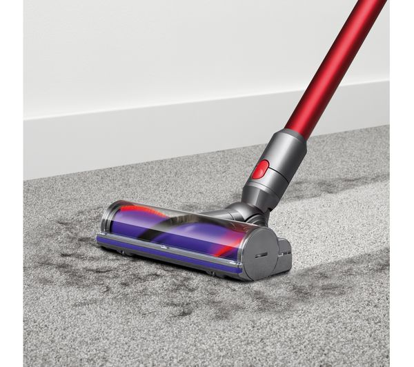 DYSON Cyclone V10 Total Clean Cordless Vacuum Cleaner - Red Fast Delivery | Currysie