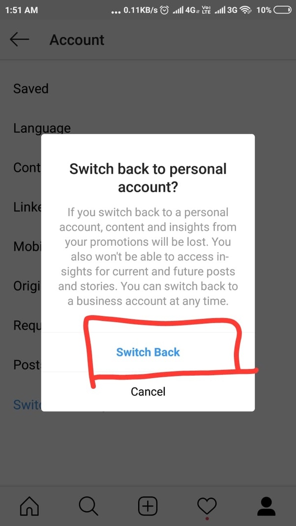 How To Turn Off Business Account On Instagram