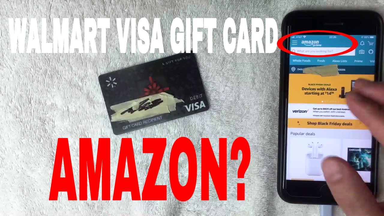 Can You Use Walmart Visa Gift Card On Amazon 🔴 - YouTube