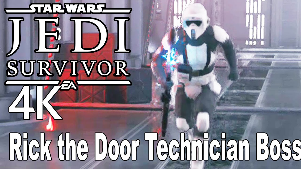 Star Wars Jedi Survivor Rick the Door Technician Boss Fight 4K - YouTube