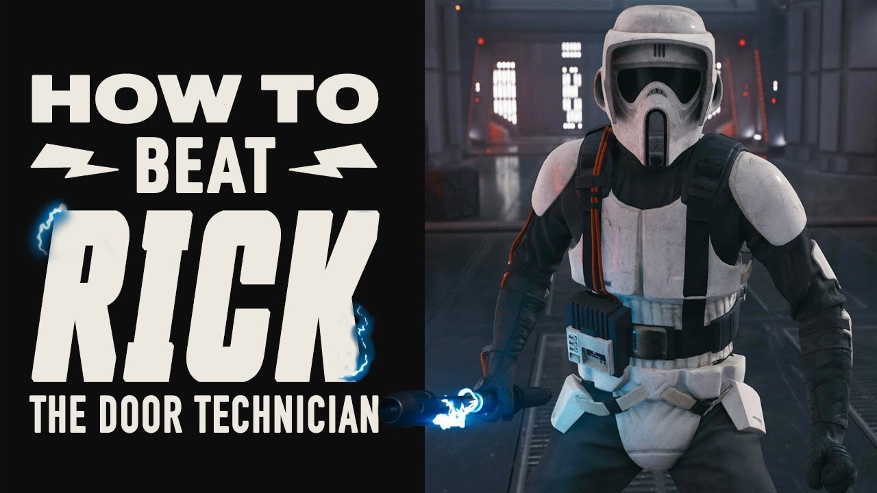 HOW TO BEAT RICK THE DOOR TECHNICIAN 🔧🚪 - Jedi Knight Difficulty - Star Wars Jedi: Survivor