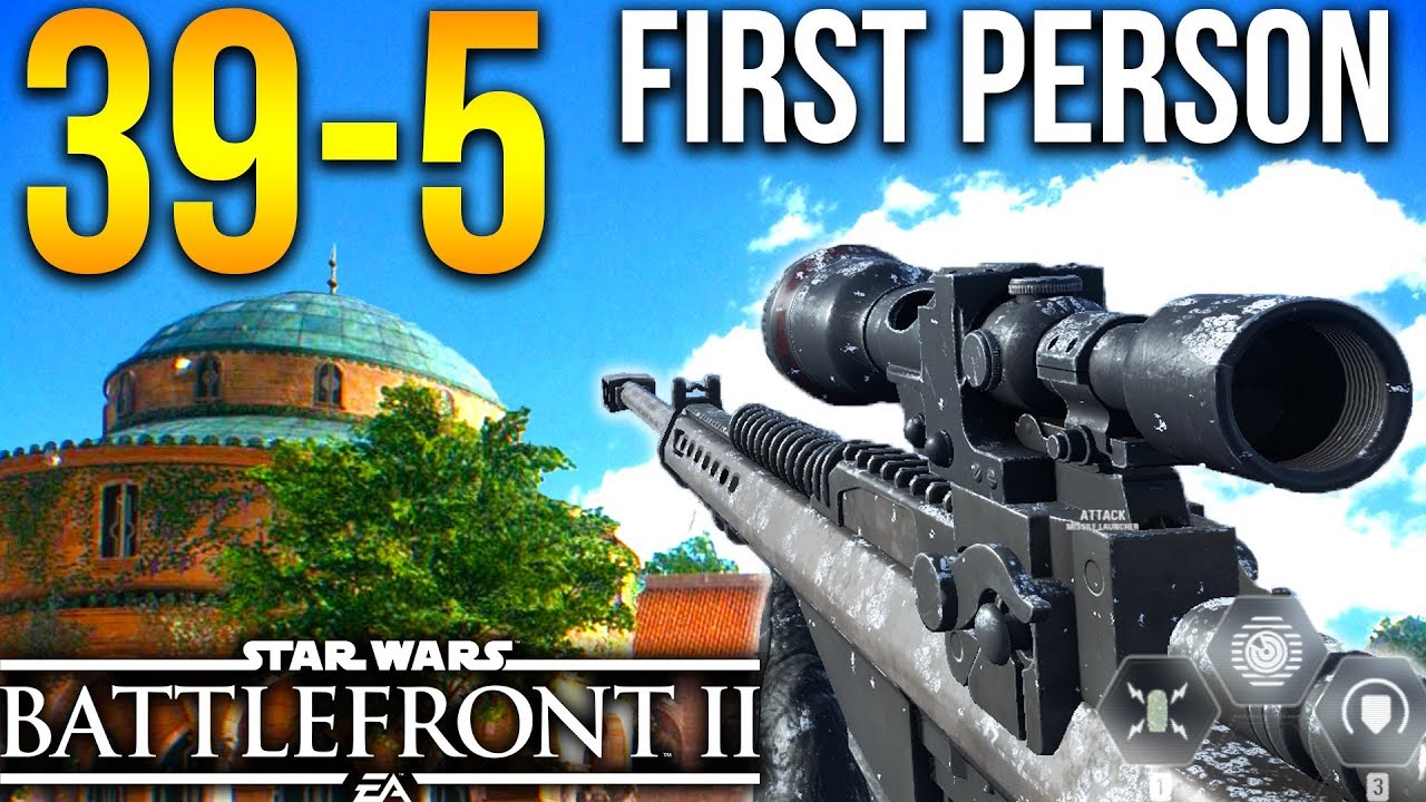NT-242 SNIPING FPP Star Wars Battlefront 2 - YouTube