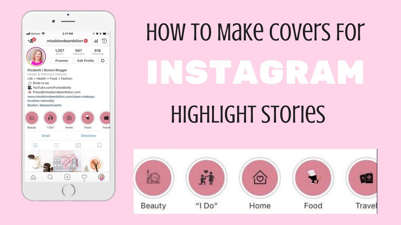 How To Make Highlight Covers | INSTAGRAM STORY HIGHLIGHTS - YouTube