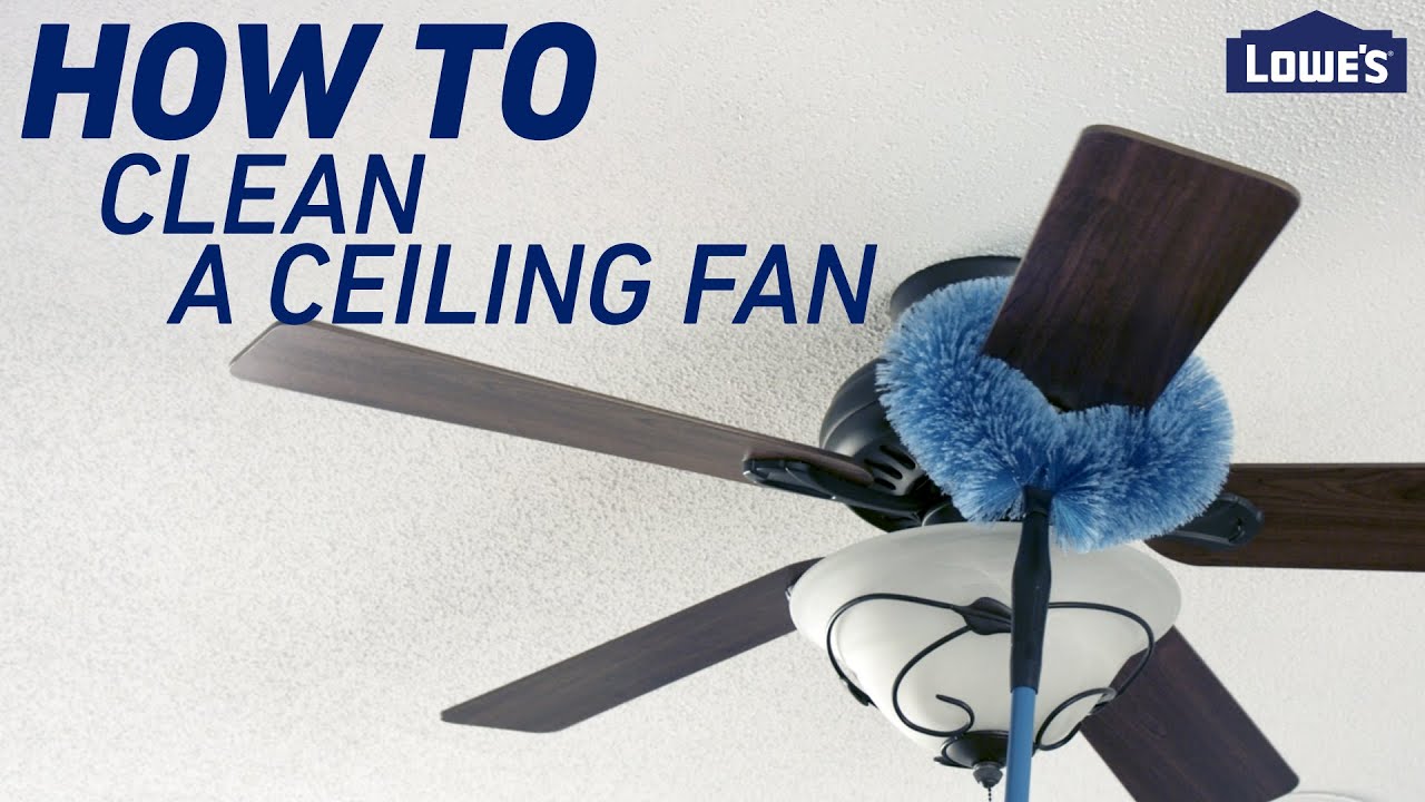 How To Clean a Ceiling Fan - YouTube