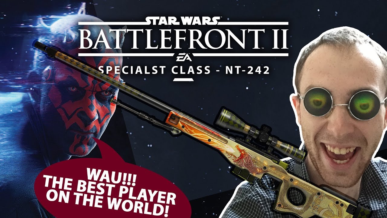 STAR WARS BATTLEFRONT 2 | SKILLED PLAYER WITH OVERPOWERED SNIPER | SPECIALIST CLASS | NT-242