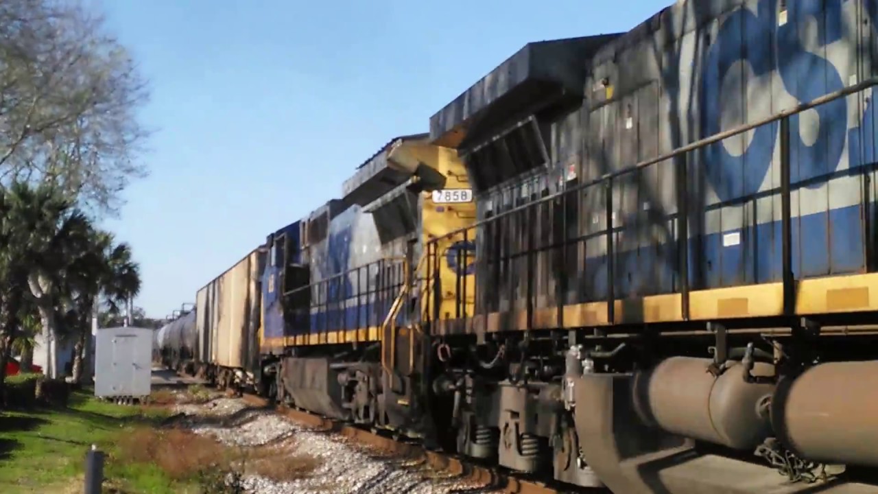 Railfanning in Plant City FL Train 2 - YouTube