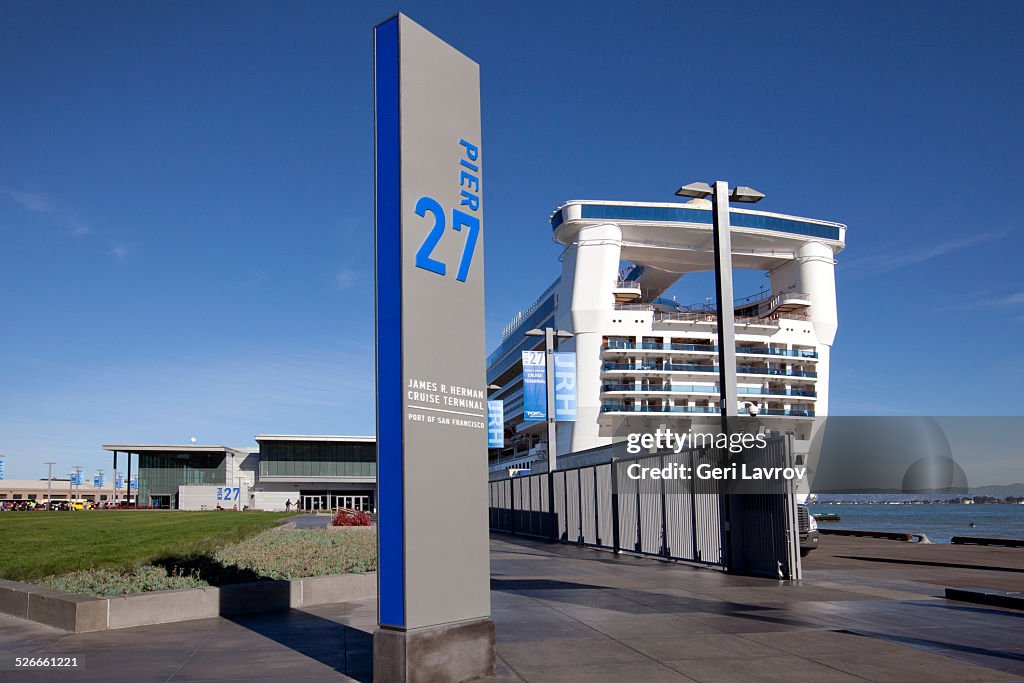 San Francisco Cruise Ship Terminal Pier 27 Stock Photo | Getty Images