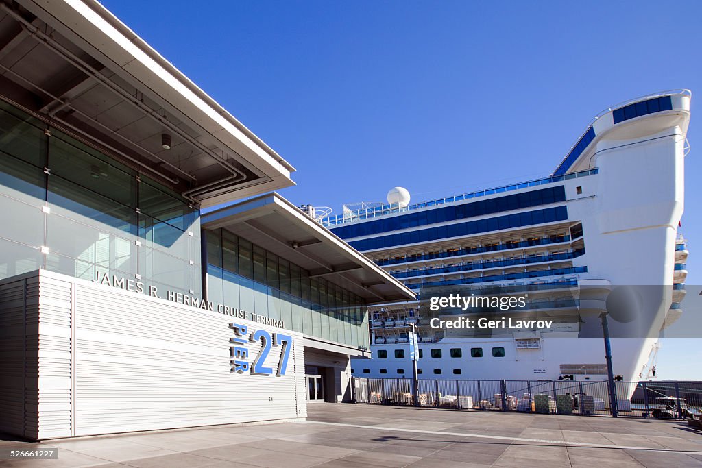 San Francisco Cruise Ship Terminal Pier 27 Stock Photo | Getty Images