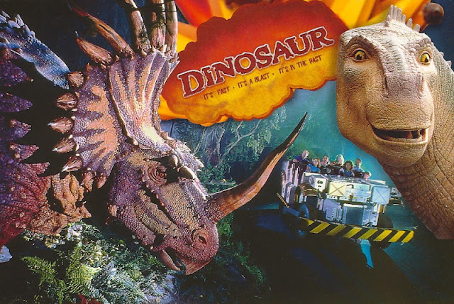 My Favorite Disney Postcards: Dinosaur Ride in Animal Kingdom